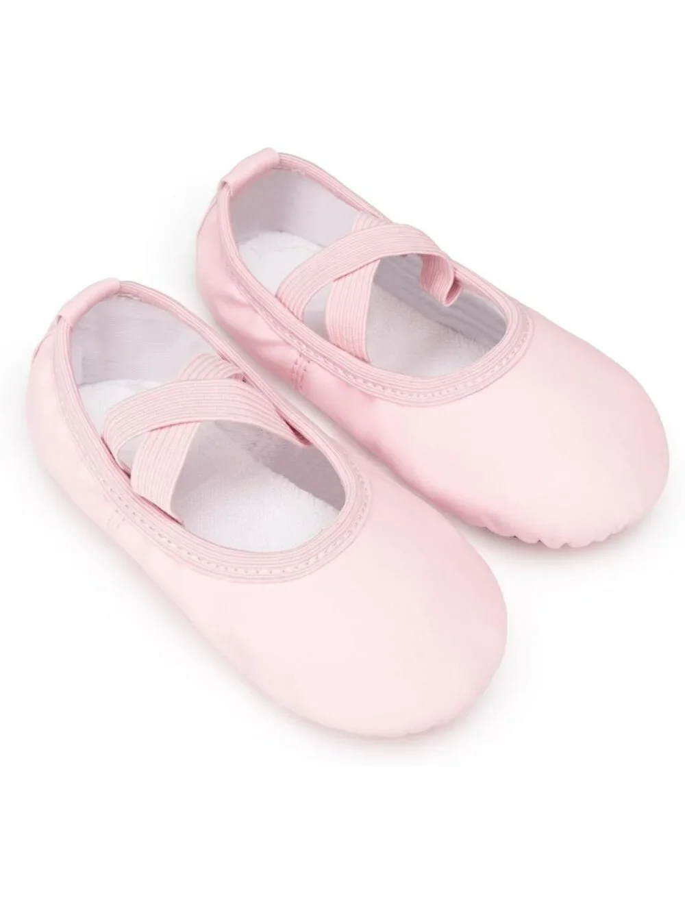 Professional Dance Slippers for Kids - Close-Fit PU Ballet Shoes for Girls